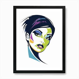 Portrait Of A Woman 608 Art Print