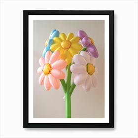 Dreamy Inflatable Flowers Daisy 5 Art Print