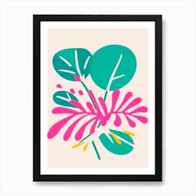 Tropical Leaves Art Print