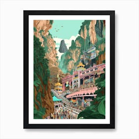 The Batu Caves Kuala Lumpar Art Print