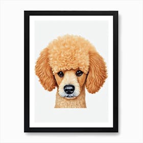 Poodle Illustration Dog Art Print