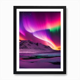 The Northern Lights Pop Art Photo Art Print