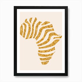 African Zebra 1 Art Print