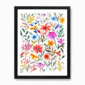 Wildflower Meadow 3 Art Print