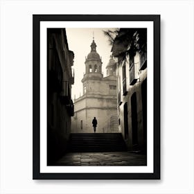 Salamanca, Spain, Black And White Analogue Photography 2 Art Print