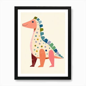 Nursery Dinosaur Art Scelidosaurus 4 Art Print