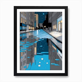 Gutter &stars 7 vector art Art Print