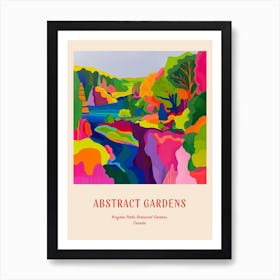 Colourful Gardens Niagara Parks Botanical Gardens Canada 1 Red Poster Art Print