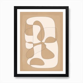 Abstract Line Art 55 Art Print