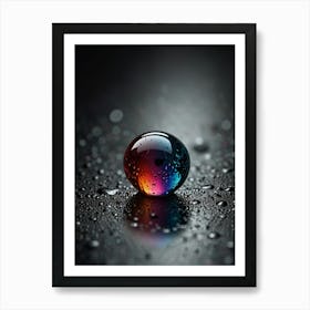 Water Drop Art Print