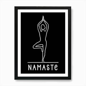 Namaste, Meditation Art Print