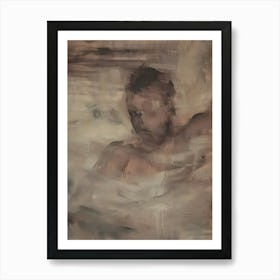 Man In Water Art Print