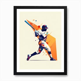 Baseball Player 2 Art Print