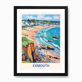 Exmouth England 7 Uk Travel Poster Art Print