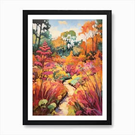 Autumn Gardens Painting Atlanta Botanical Garden 2 Art Print