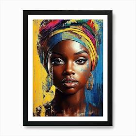 African Woman Art Print