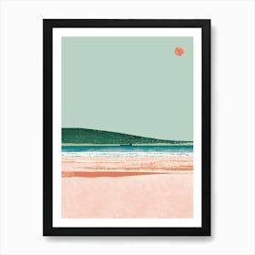 Seaside Beach Art Print