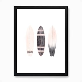 Surfboards Art Print