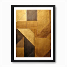 Minimalist Geometry Abstract Illustration 18 Affiche