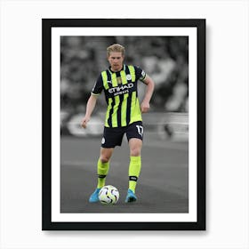 Kevin De Bruyne Of Manchester City Art Print