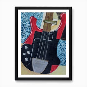 Bass Guitar, Rickenbacker Wall Decor Art Print