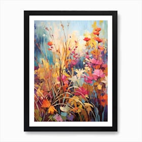 Autumn Gardens Painting Royal Botanical Gardens Burlington Canada 3 Art Print