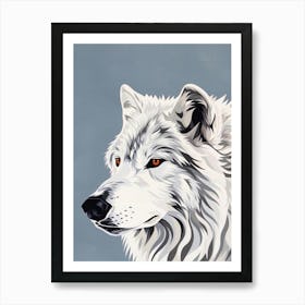 White Wolf Poster