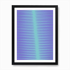 Abstract Striped Pattern Art Print