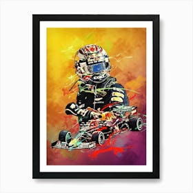 Formula 1 Red Bull Max Verstappen Art Print