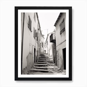 Rovinj, Croatia, Black And White Old Photo 4 Art Print