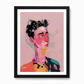 Portrait Of A Young Man 22 Art Print