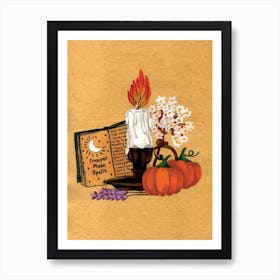 Witchy Halloween Things 1 Art Print