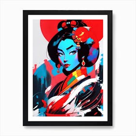 Geisha 90 Art Print