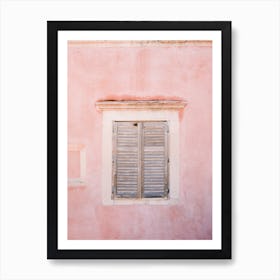 Dubrovnik Pink Croatia Travel Art Print