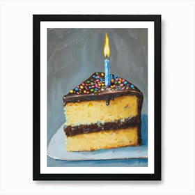 Birthday Cake 5 Art Print