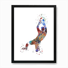 Soccer Player Art Print