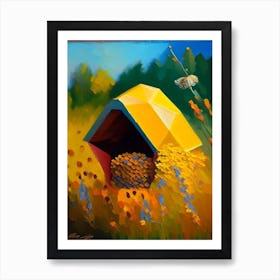 Pollen Beehive 3 Painting Art Print