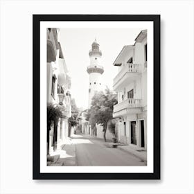 Antalya, Turkey, Photography In Black And White 2 Art Print