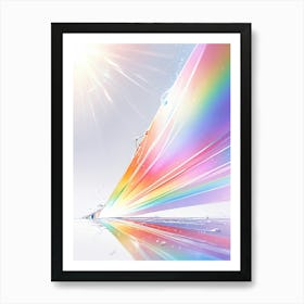 Rainbow Background 7 Art Print