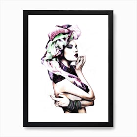 Silk Art Print