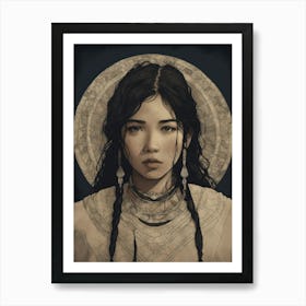 Asian Girl Art Print