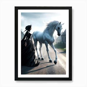 Creative Horse Beauty Illustration Nr 51 Art Print