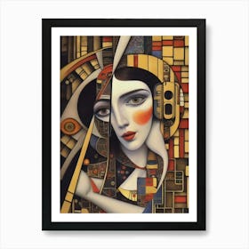 Abstract Of A Woman Art Print