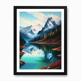 Mountain Lake 12 Art Print