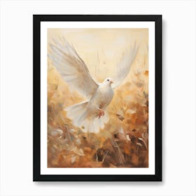 Bird Painting Dove 2 Art Print