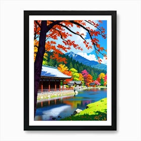 Autumn In Kyoto 1 Art Print