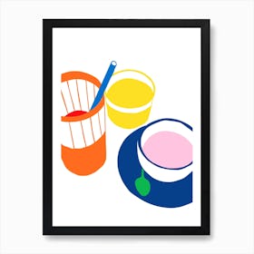 Cup And Spoon Art Print