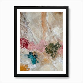 Colorful Inclusions Art Print