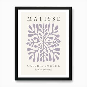 Matisse Lilac Leaf Print 2 Art Print