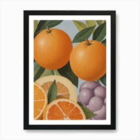 Oranges no1 Art Print